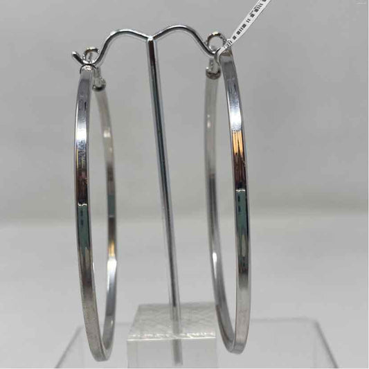 Silver Metal Earrings