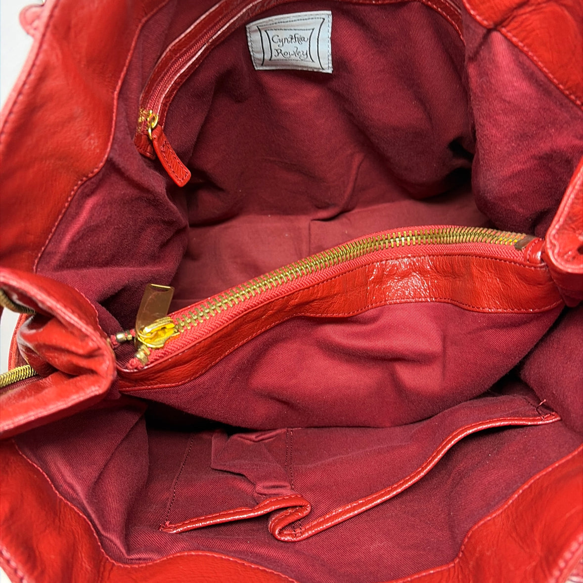 Pre-Owned Cynthia Rowley Red Leather Handbag