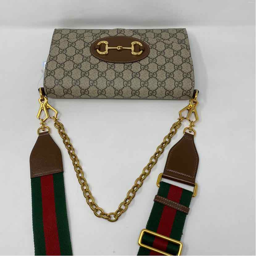 Pre-Owned Gucci Monogram Canvas Designer Handbag