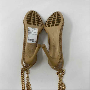 Pre-Owned Bottega Veneta Tan Leather Shoe Size 6 Designer Shoes