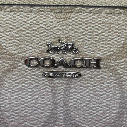 Pre-Owned Coach Monogram Canvas Wallet