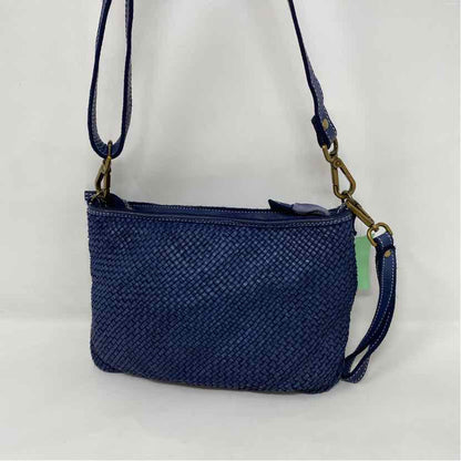 Pre-Owned Boutique Blue Leather Handbag