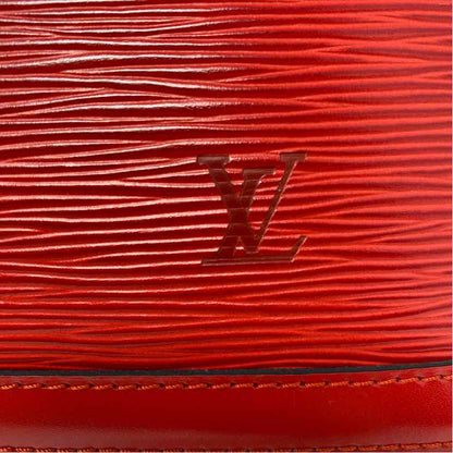 Pre-Owned Louis Vuitton Red Leather Designer Handbag