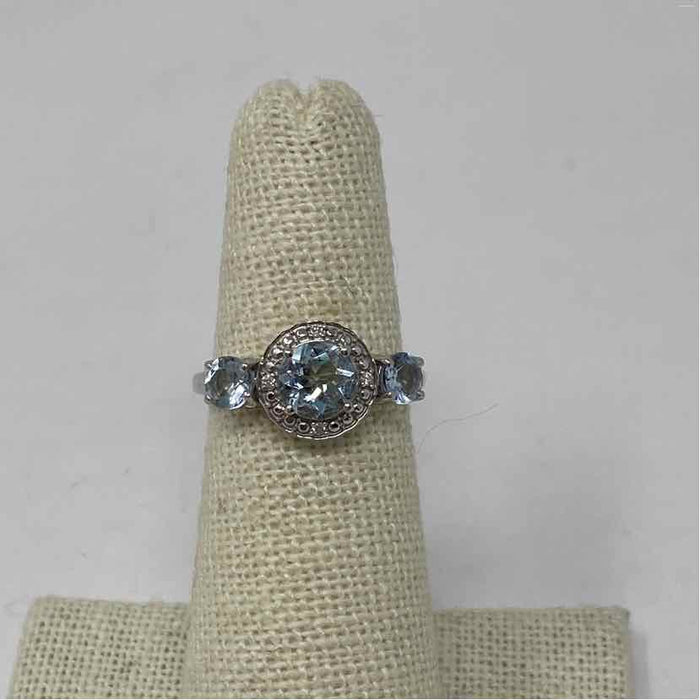 Pre-Owned Silver Gold Plated Ring