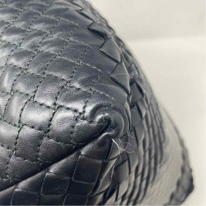 Pre-Owned Bottega Veneta Black Leather Designer Handbag