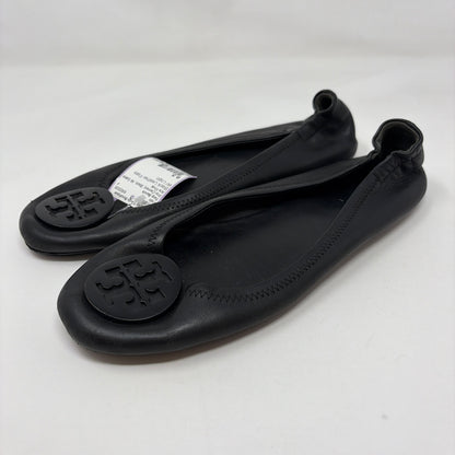 Pre-Owned Shoe Size 9.5 Tory Burch Black Flats