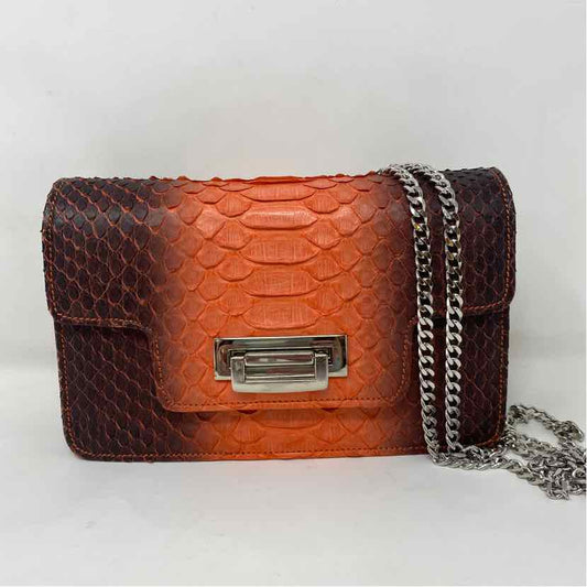 Pre-Owned Vero Pitone Pink Multi Leather Handbag