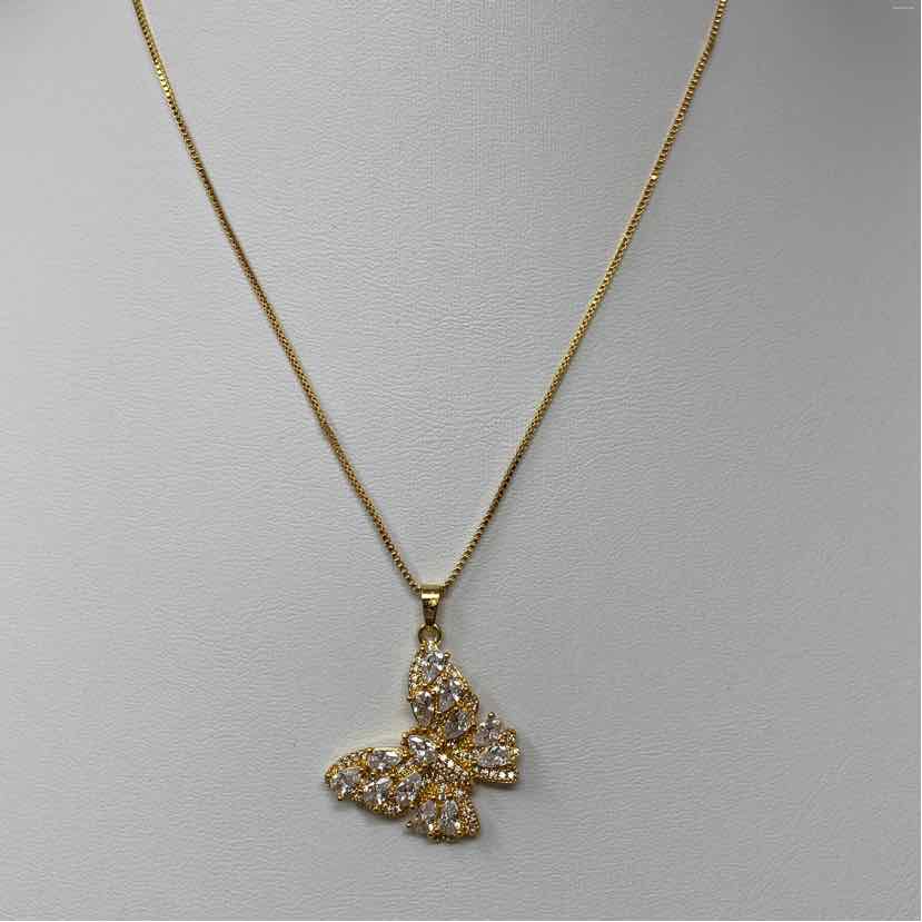 Gold Multi Metal Necklace
