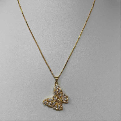 Gold Multi Metal Necklace