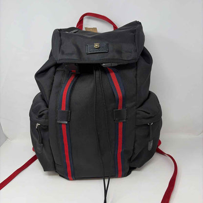 Pre-Owned Gucci Black Nylon Designer Handbag