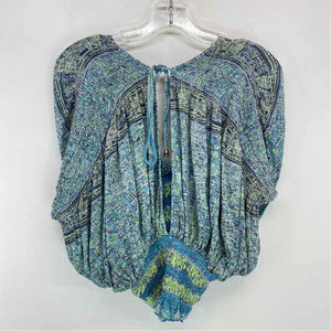 Pre-Owned Size S Free People Blue Tie Dye Top