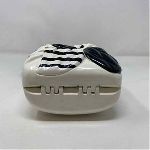 Pre-Owned Timmy Woods Black/White Wood Handbag