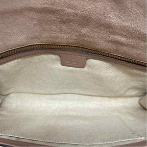 Pre-Owned Gucci Tan Patent Designer Handbag