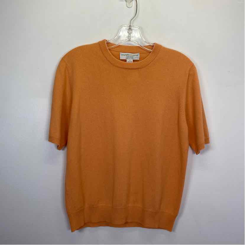 Pre-Owned Size L Bruno Cucinelli Orange Top