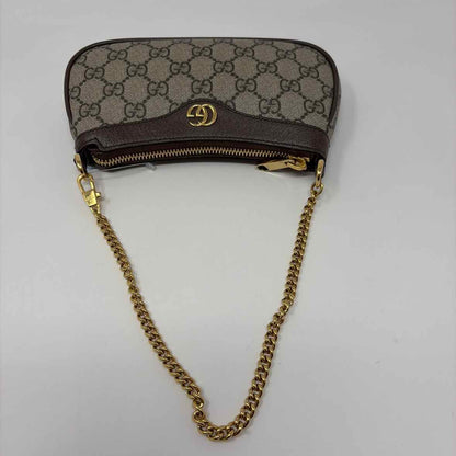 Pre-Owned Gucci Monogram Canvas Designer Handbag