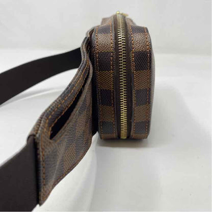 Pre-Owned Louis Vuitton Damier Eben Canvas Designer Handbag