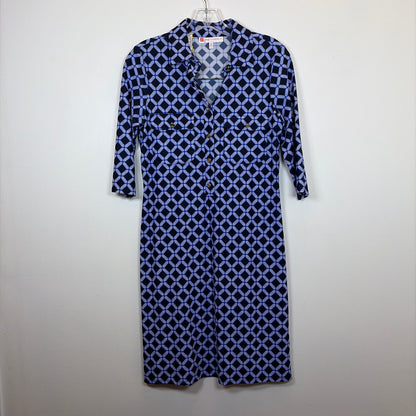 Pre-Owned Size XS Jude Connally Purple/Black Casual Dress