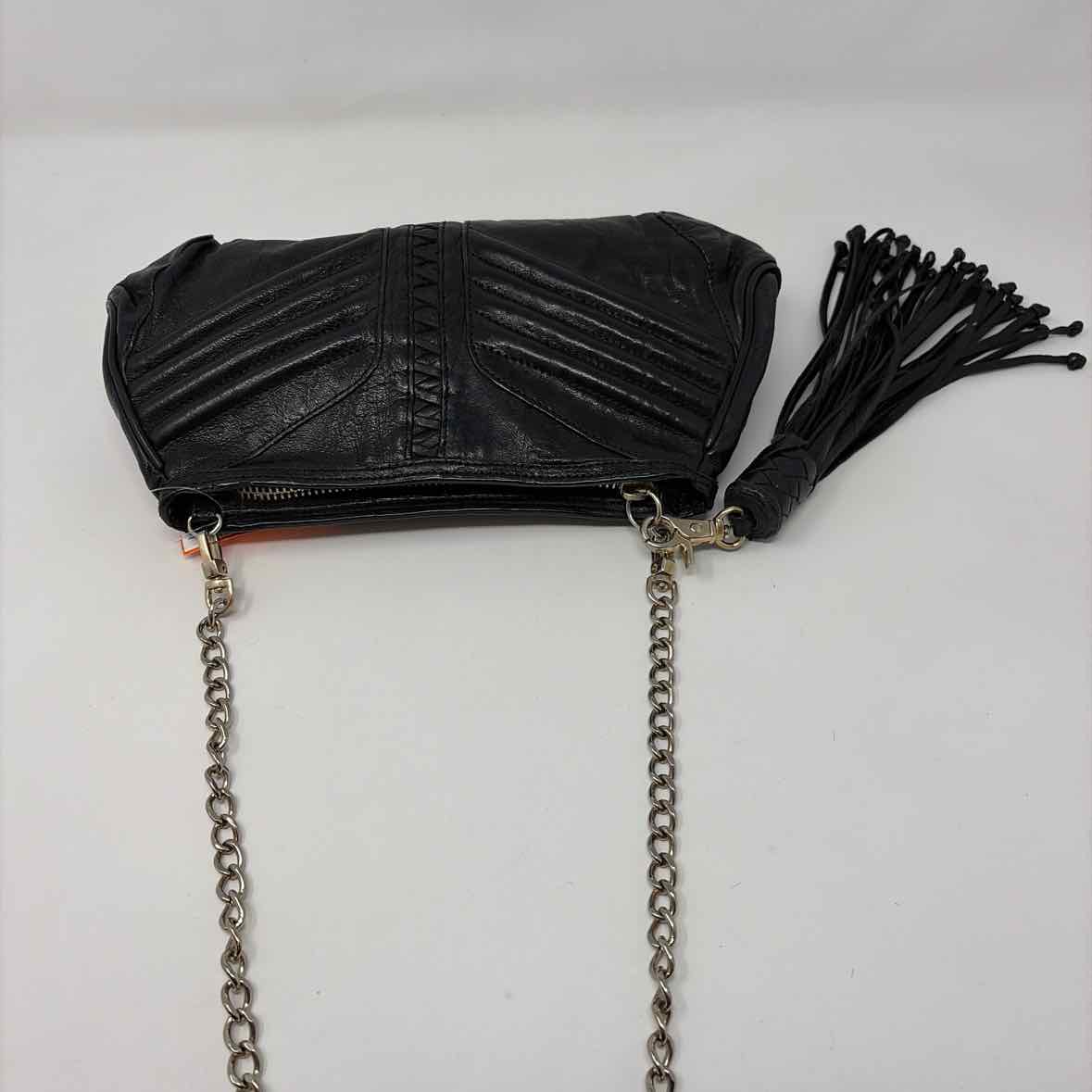 Pre-Owned Junior Drake Black Leather Handbag