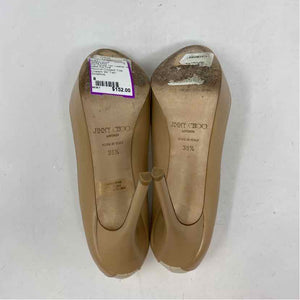 Pre-Owned Jimmy Choo Tan Leather Shoe Size 8 Designer Shoes