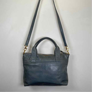 Pre-Owned Satchel Gray Leather Handbag