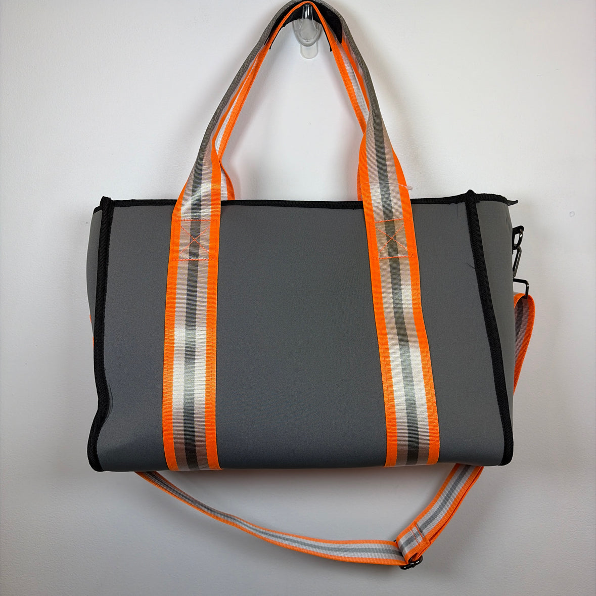 Pre-Owned Haute Shore Grey Neoprene Handbag