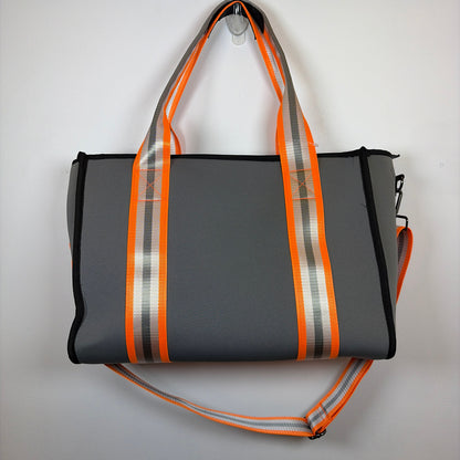 Pre-Owned Haute Shore Grey Neoprene Handbag