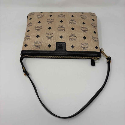 Pre-Owned MCM Beige Leather Designer Handbag