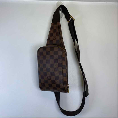 Pre-Owned Louis Vuitton Damier Eben Canvas Designer Handbag