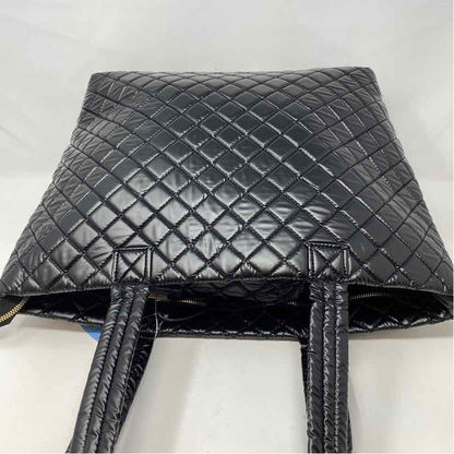 Boutique Black Nylon Handbag