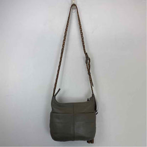 Pre-Owned Brighton Grey Leather Handbag