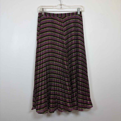 Pre-Owned Size 4/S Whistles Purple Multi Skirt