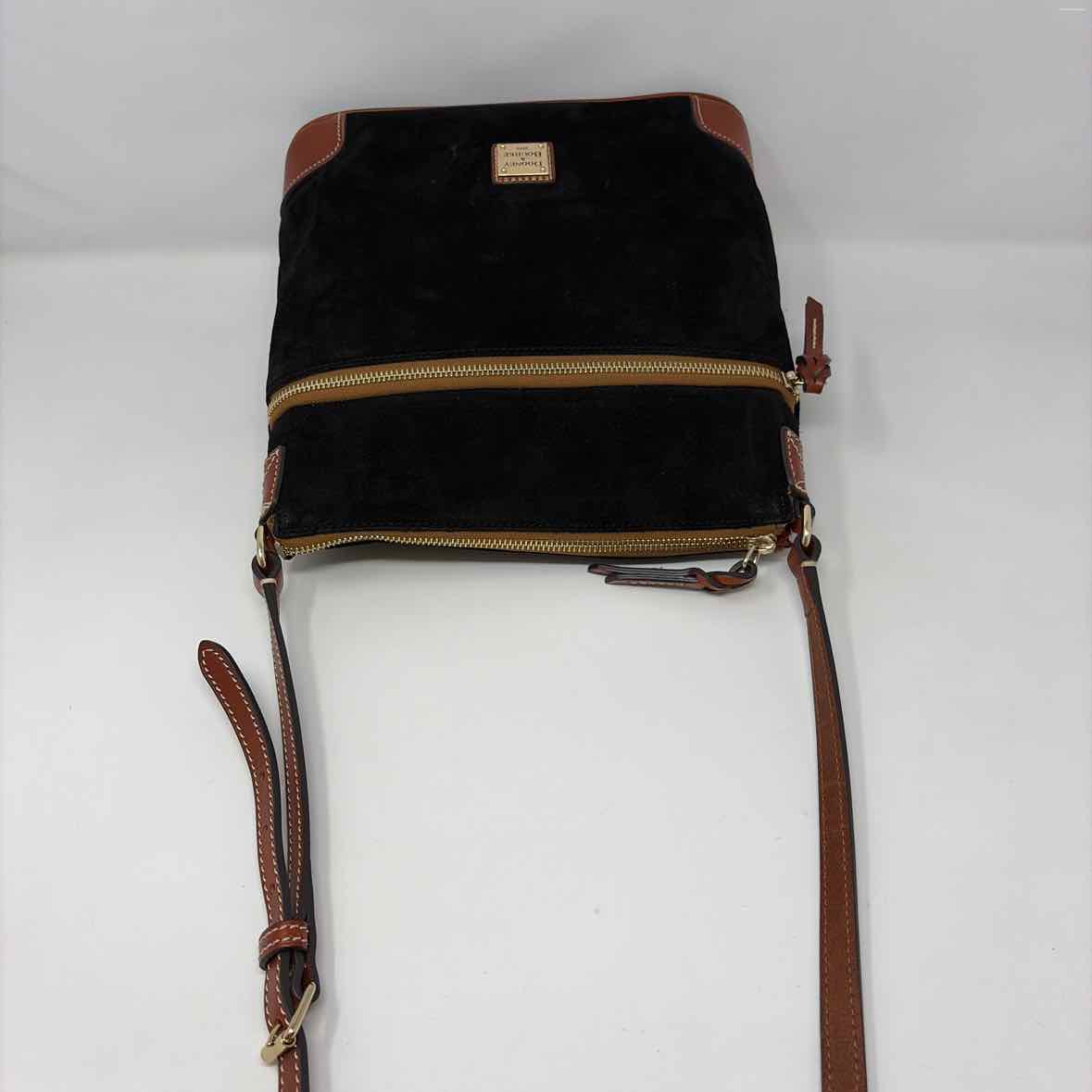 Pre-Owned Dooney & Bourke Black Suede Handbag