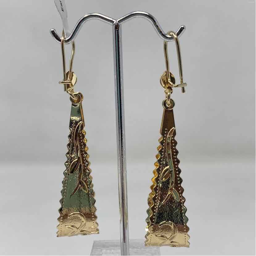 Gold Metal Earrings