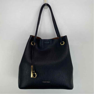 Pre-Owned Calvin Klein Black faux leather Handbag