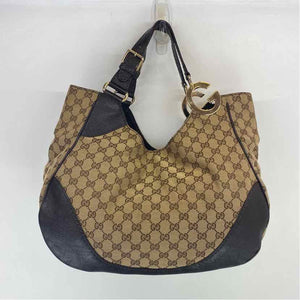 Pre-Owned Gucci Monogram Canvas Designer Handbag