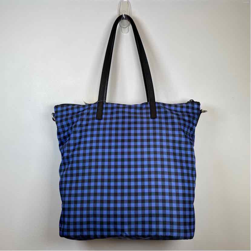 Pre-Owned Prada Plaid Nylon Designer Handbag