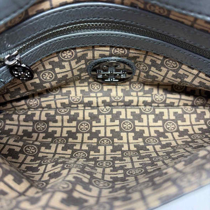 Pre-Owned Tory Burch Grey Patent Handbag