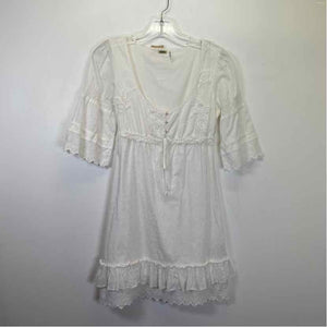 Pre-Owned Size XS Guess White Casual Dress