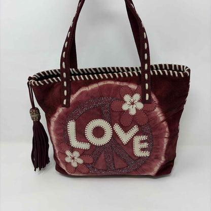 Pre-Owned Isabella Fiore Red Leather Handbag