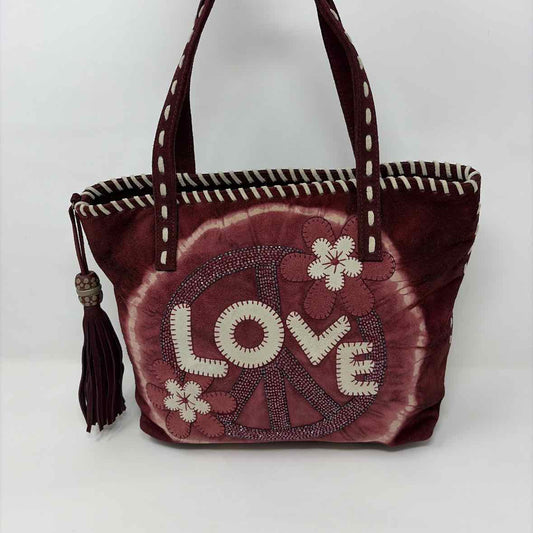 Pre-Owned Isabella Fiore Red Leather Handbag