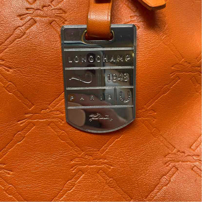 Pre-Owned Longchamp Orange Leather Handbag