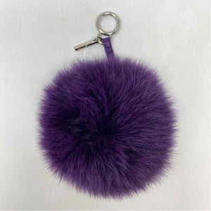 Pre-Owned Fendi Purple Fur Designer Jewelry