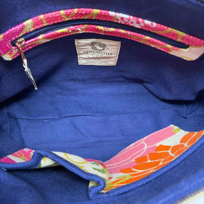 Pre-Owned Boutique Floral Canvas Handbag