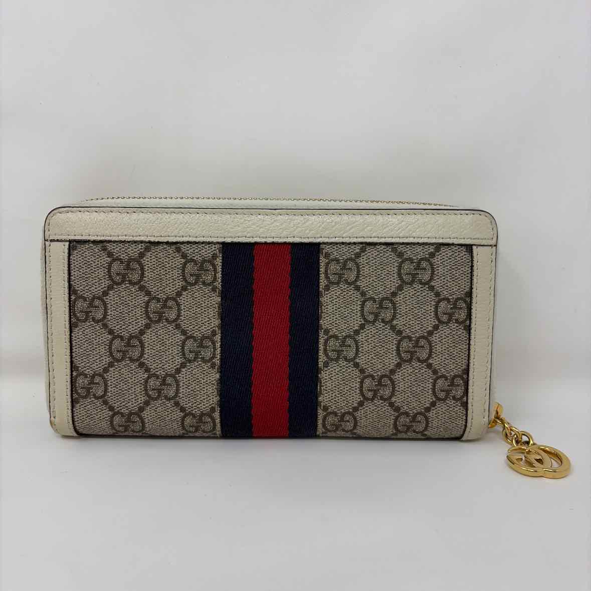 Pre-Owned Gucci Monogram Canvas Designer Wallet
