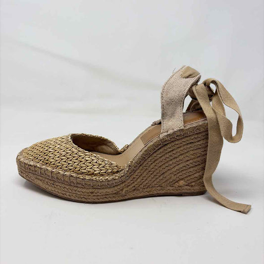 Pre-Owned Shoe Size 10.5 ZARA Tan Wedge