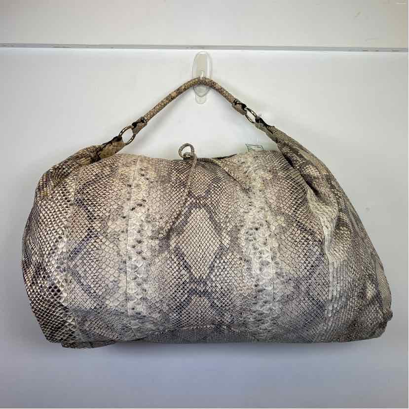 Pre-Owned Carlos Falchi Snake Print Python Handbag