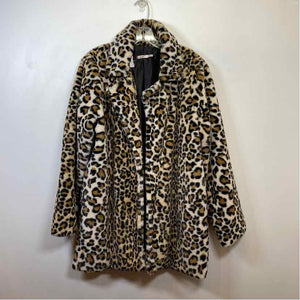 Pre-Owned Size L Mi Ami Leopard Coat