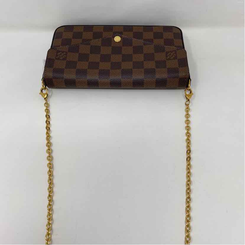 Pre-Owned Louis Vuitton Damier Eben Canvas Designer Handbag