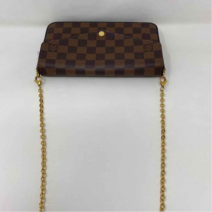 Pre-Owned Louis Vuitton Damier Eben Canvas Designer Handbag