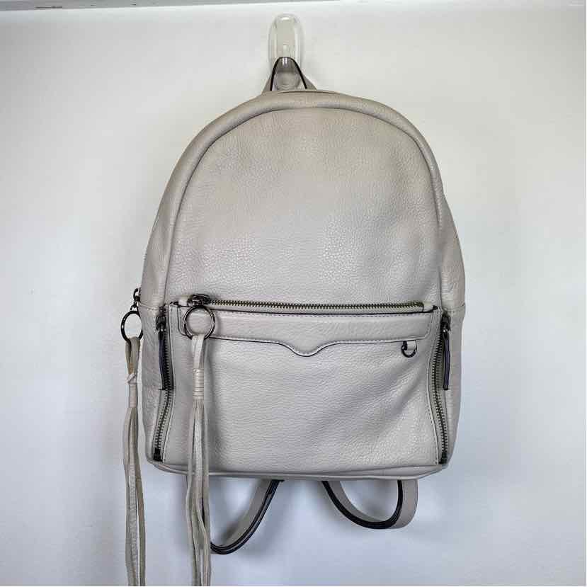 Pre-Owned Rebecca Minkoff Taupe Leather Handbag